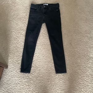 Banana Republic black skinny ankle jeans